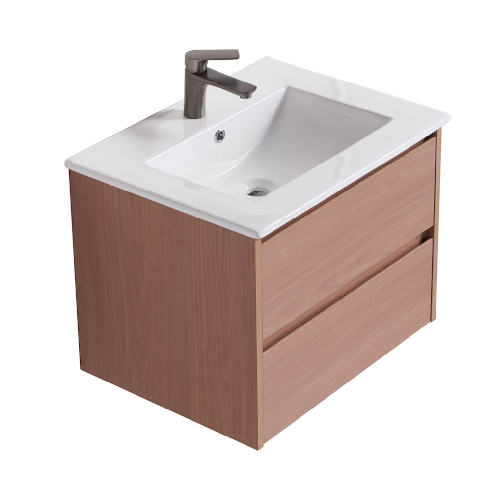 V140 HUNG PLYWOOD VANITY WITH 2 DRAWER SIZE TOP: 615mm/W465mm/H500mm