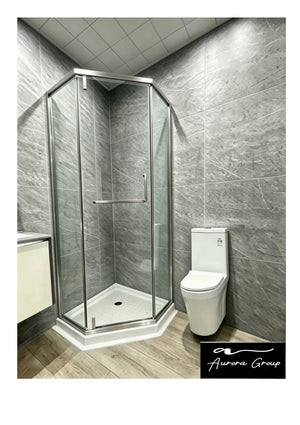 Stainless Steel Frame Diamond Shower Box