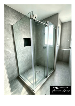 Stainless Steel Frame Square Shower Box