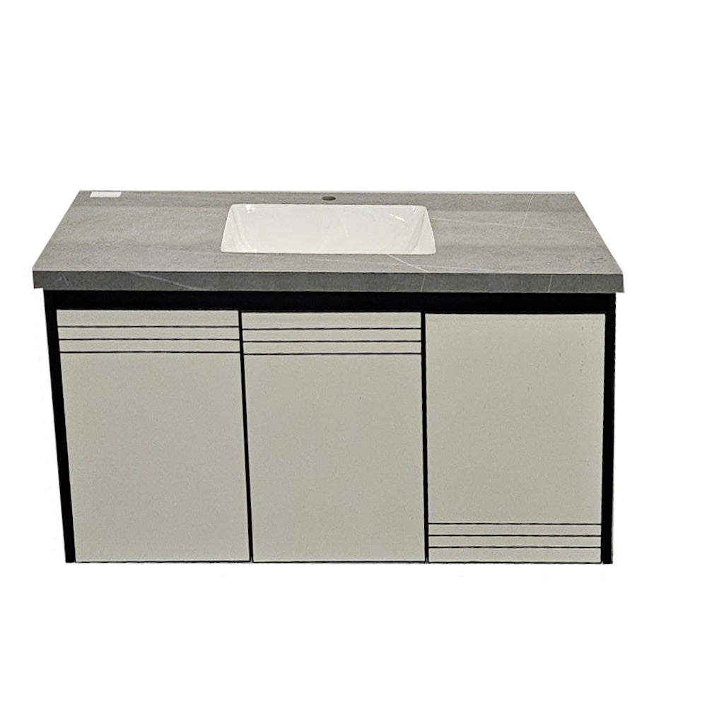 Wall Hung Aluminium  Vanity