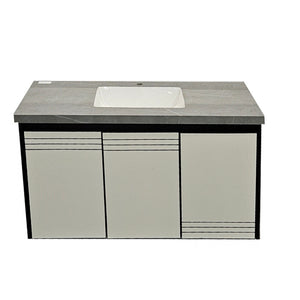 Wall Hung Aluminium  Vanity