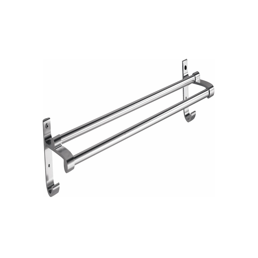 Bathroom Double Bar Towel Holder 600mm