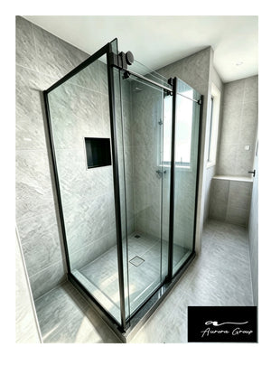 Stainless Steel Frame Square Shower Box