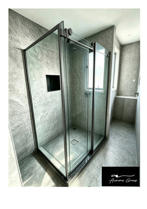 Stainless Steel Frame Square Shower Box