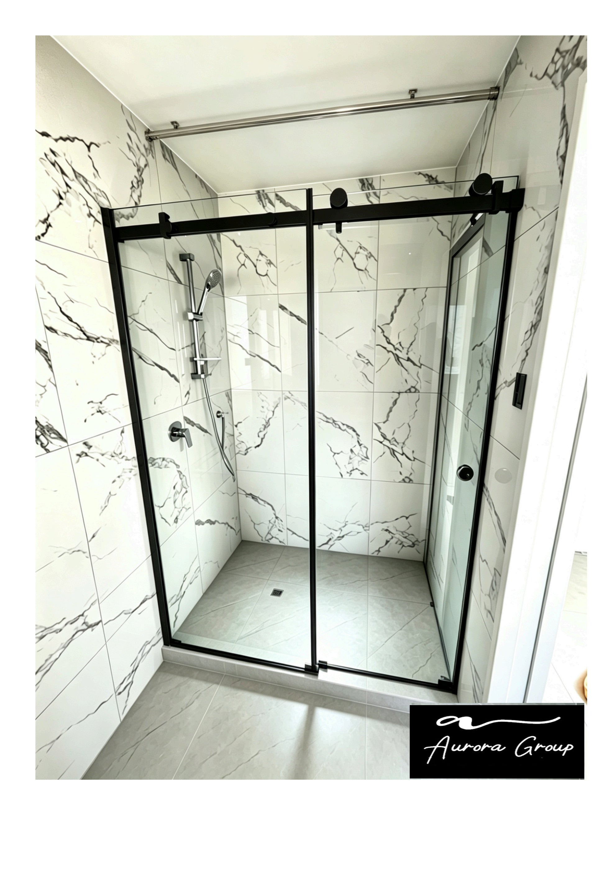 Sliding door  Shower  box  Three Side Walls