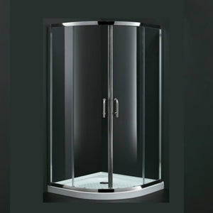 Aluminium Frame Shower box Square , 3 Side Wall, curved]