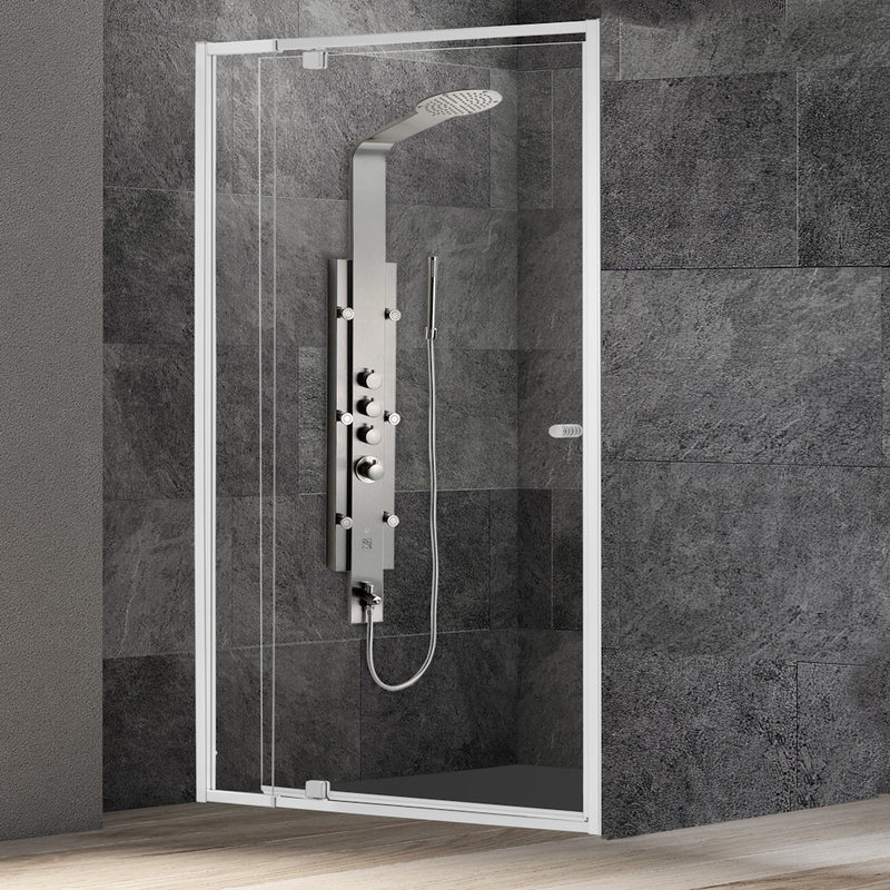 Aluminium Frame Shower box Square , 3 Side Wall, curved]