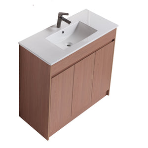 V147 FREE STANDING PLYWOOD VANITY WITH 2 DOOR SIZE TOP1020mm/W465mm/H800mm