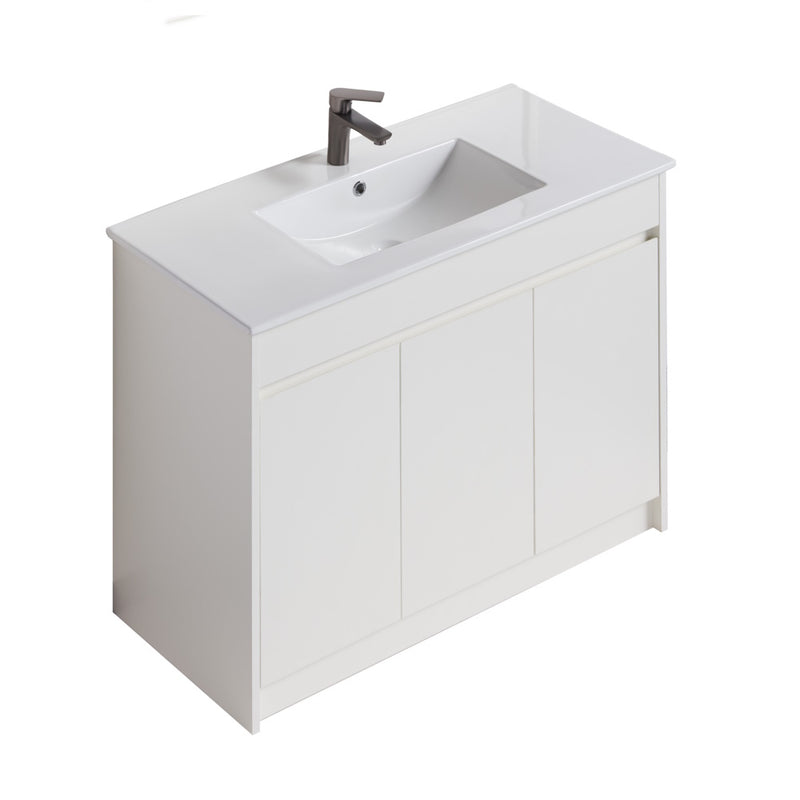 V147 FREE STANDING PLYWOOD VANITY WITH 2 DOOR SIZE TOP1020mm/W465mm/H800mm