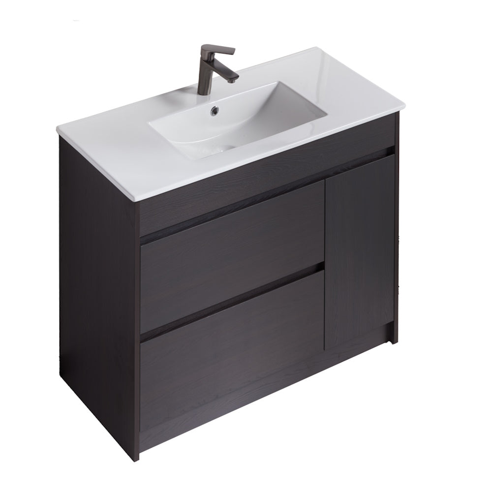 V150 FREE STANDING PLYWOOD VANITY WITH 2 DRAWER 1 Door SIZE: TOP: 1020mm/W465mm/H820mm