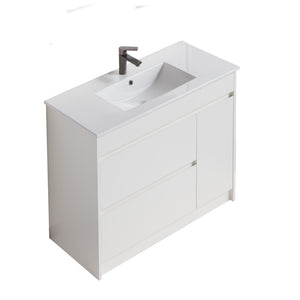 V150 FREE STANDING PLYWOOD VANITY WITH 2 DRAWER 1 Door SIZE: TOP: 1020mm/W465mm/H820mm