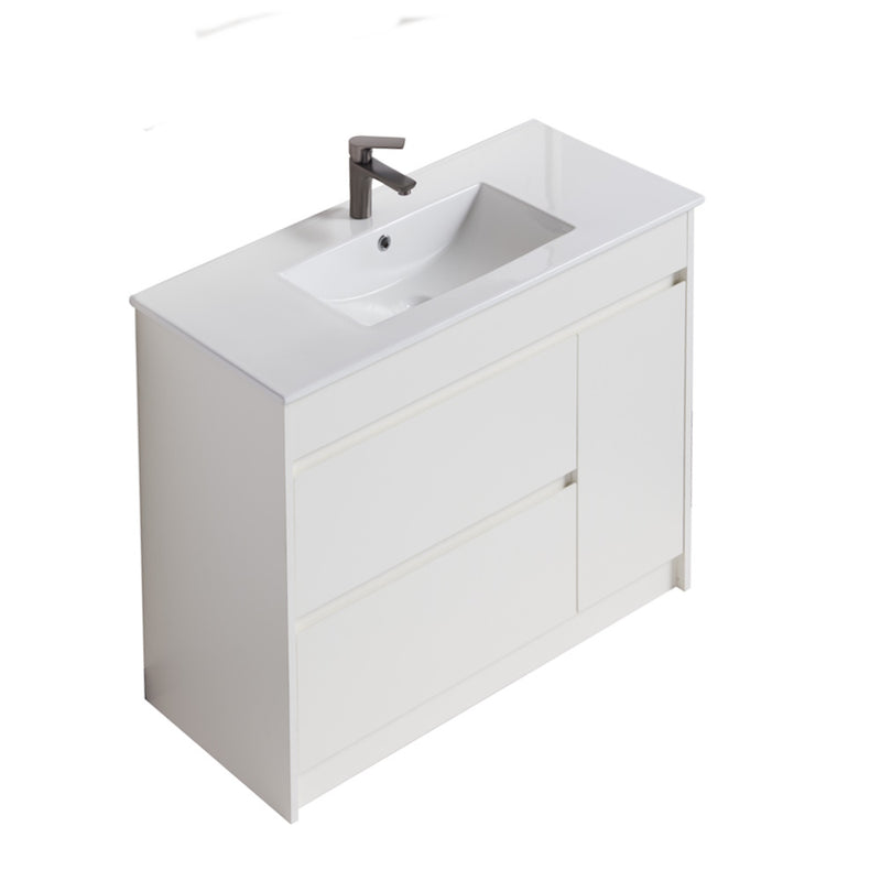 V150 FREE STANDING PLYWOOD VANITY WITH 2 DRAWER 1 Door SIZE: TOP: 1020mm/W465mm/H820mm