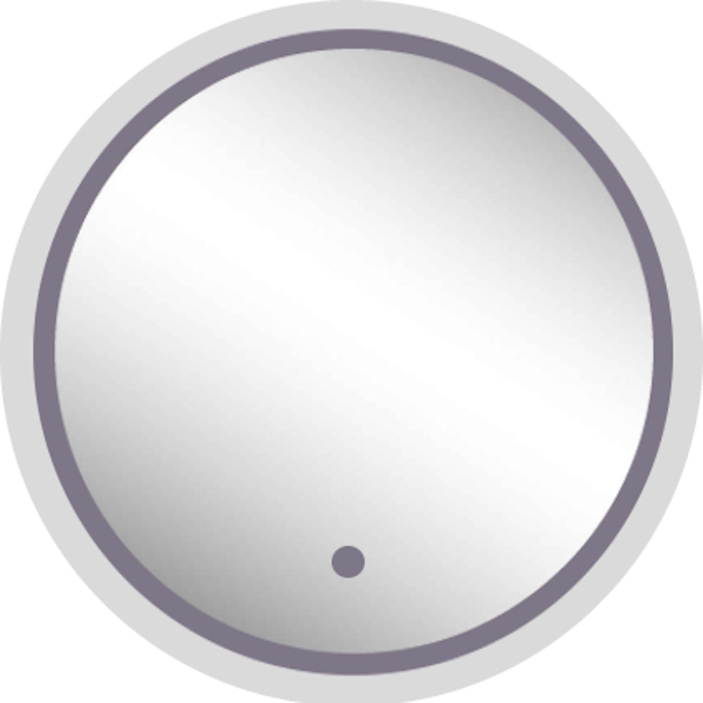MI2041 Bathroom Mirror With LED Light Size:600/600mm Round Shape