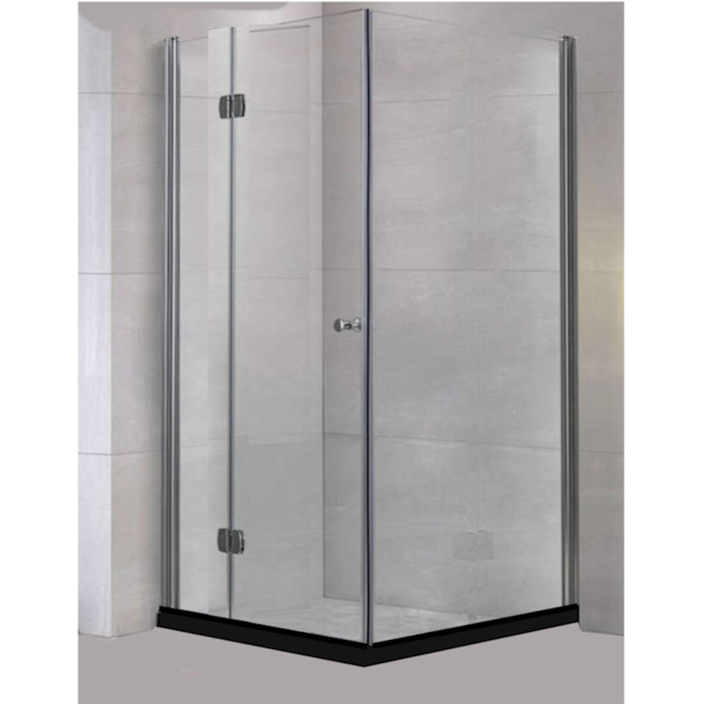 Aluminium Frame Shower box Square , 3 Side Wall, curved]
